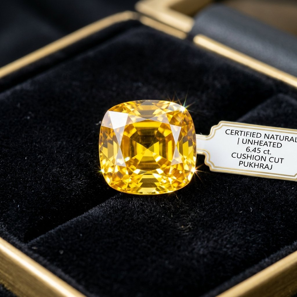 Yellow Sapphire (Pukhraj): Astrological Rules & Identifying Genuine Stones