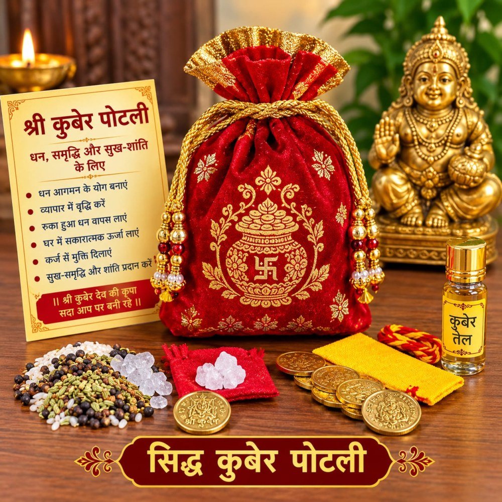 Siddh Kuber Dhan Varsha Potli (Blessed on Diwali / Dhanteras)